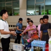 Green market in the library